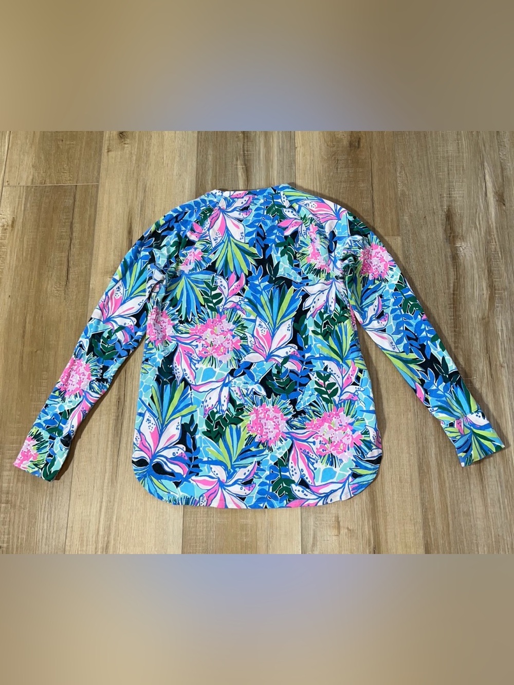 Lilly Pulitzer Women’s Luxletic Blythe Floral Pullover Size Medium - Picture 7 of 7